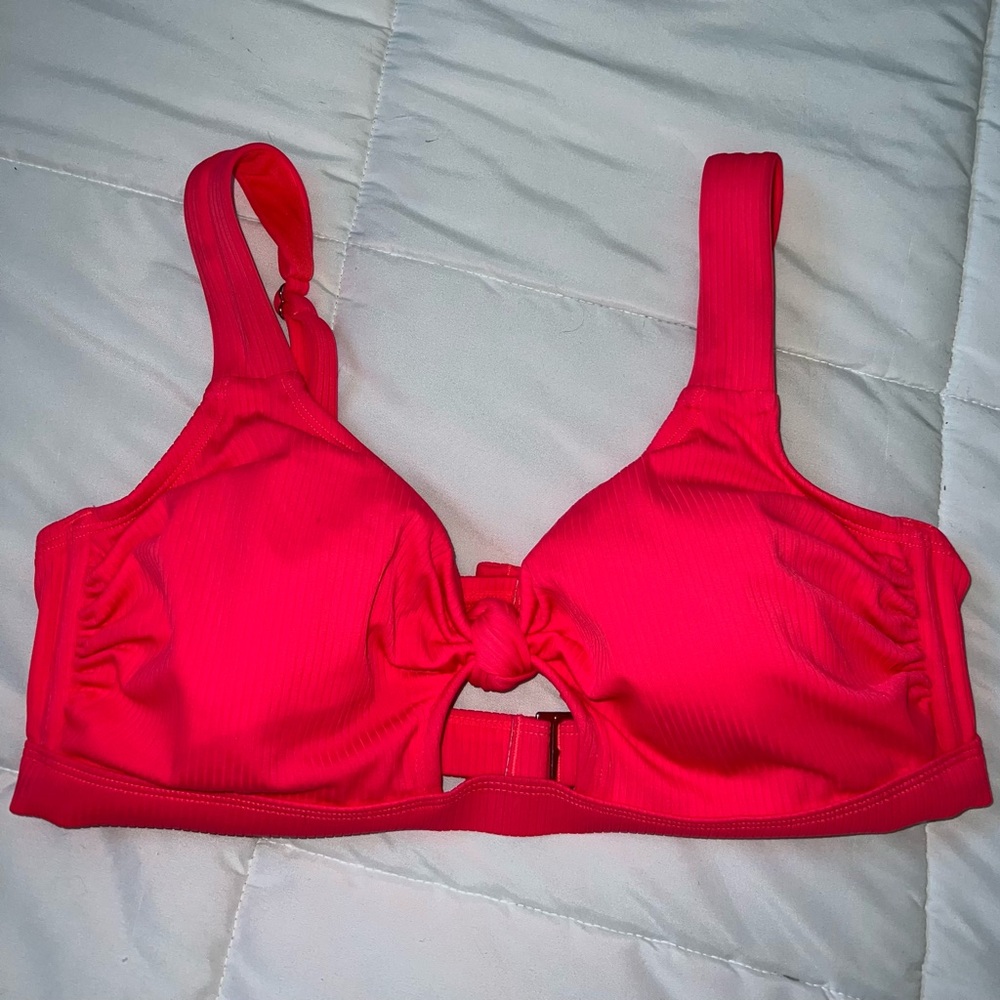 Hot Pink Adjustable Bikini Top
